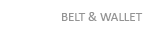 BELT & WALLET